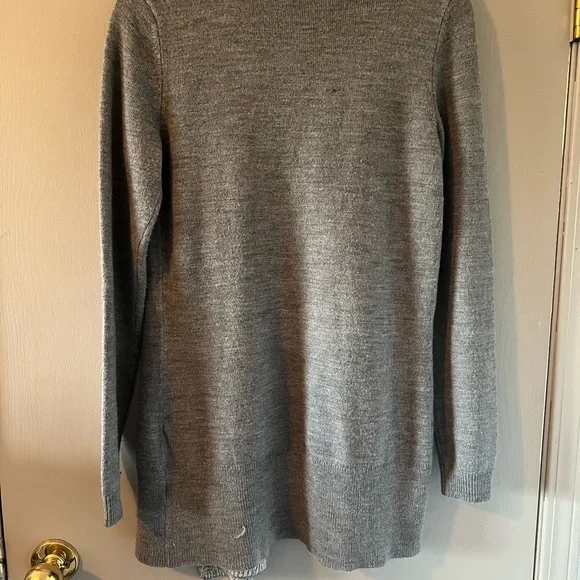 Rickis Grey open cardigan with built in Scarf Sz S - Picture 9 of 11